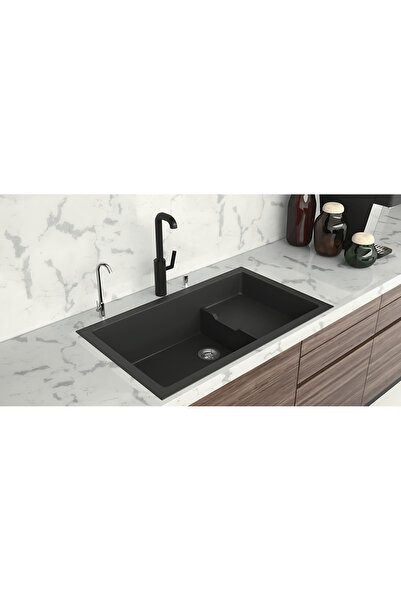 EVIER Granit Evye Voq Series Black (SİYAH)