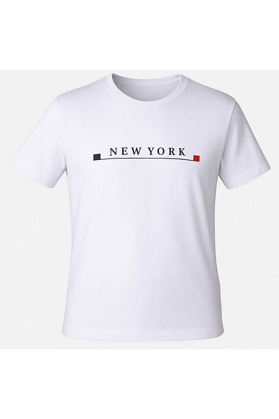 trender Ecru Men's T-Shirt 43182 25Y-100