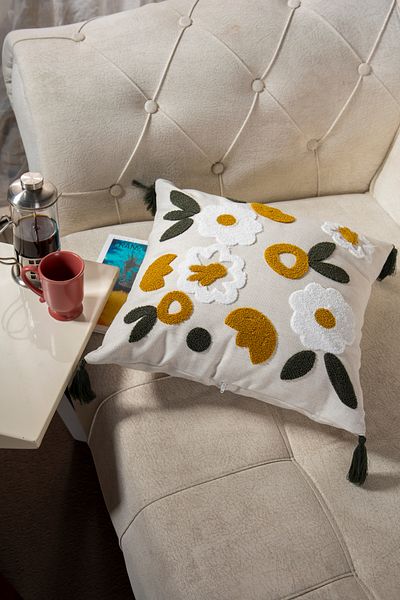 Bade Design Punch Embroidered Throw Pillow Cover Pillow Case Very Preferred