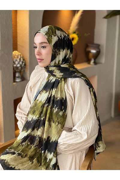 Modakaşmir Spring Rhythm Pattern Bamboo Shawl