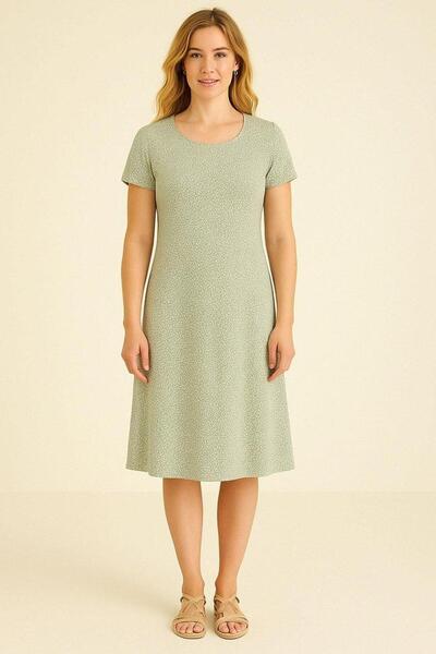 COTENCONCEPT Rochie de zi cu zi din bumbac pieptănat, fluidă, confortabilă