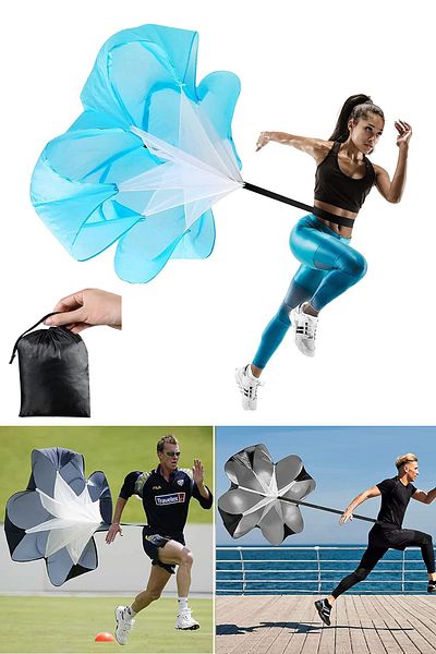 KAŞIKBEY Sports Running Resistance Parachute Women-Male Training Speed Running Speed Sports Bodybuilding Parachute