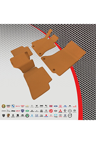 MATTCAR Fiat Egea Cross 2020 - 2024 Akıllı Oto Paspas Takımı Eva Mat TURUNCU ...