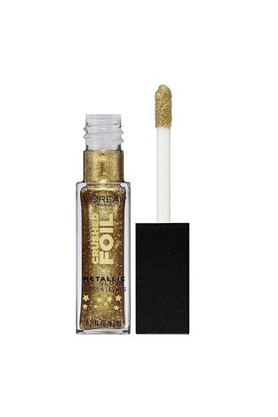 L'Oreal Paris Luciu De Buze Stralucitor, Loreal, Crushed Foil Metallic Gloss, 14 Mirrored