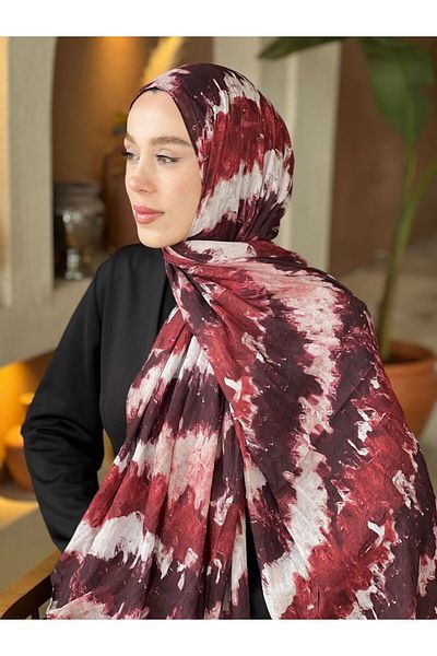 Modakaşmir Spring Rhythm Pattern Bamboo Shawl