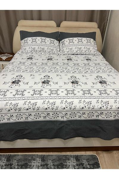 ASL HOME Double Personal Battal Size Bed Cover (Pi̇ke)