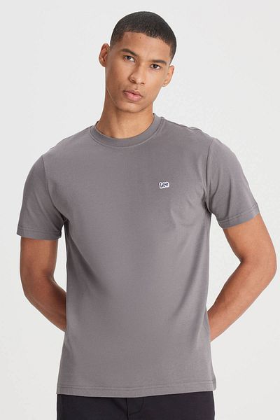 Lee Crew Neck T-Shirt Anthracite Men's Short Sleeve T-Shirt