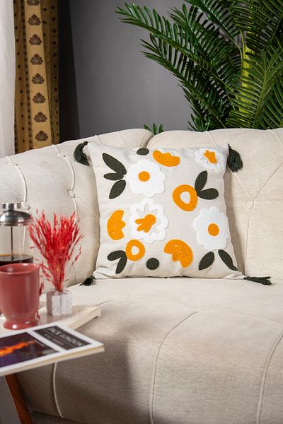 Bade Design Punch Embroidered Throw Pillow Cover Pillow Case Very Preferred