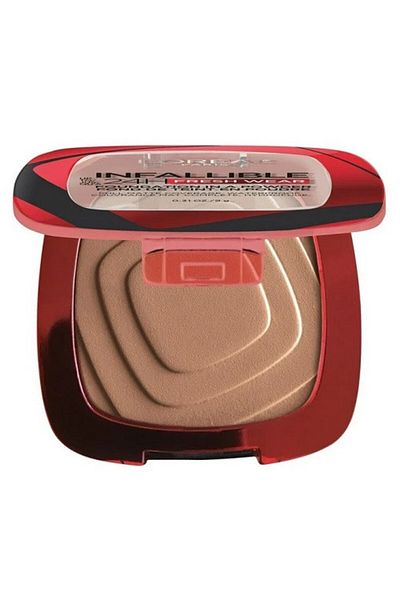 L'Oreal Paris Pudra de fat, L'Oréal, Infallible 24H Fresh Wear, make-up v pudru, odstín 300 Amber, 9 g