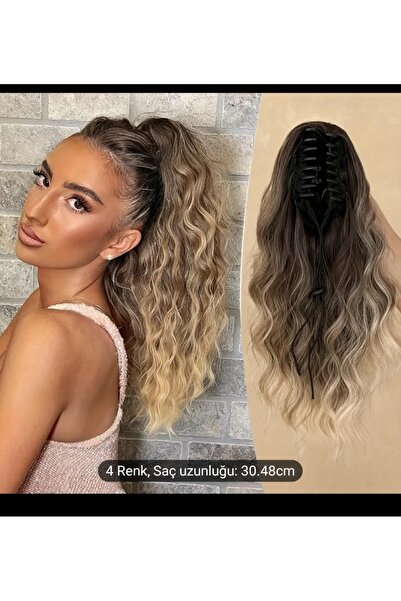 Handmade Omreli at kuyrugu pratik saçlar ısıya dayanıklı tak çık urunler