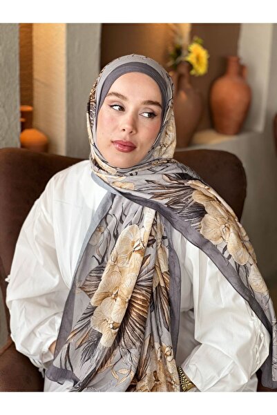 Modakaşmir شال من الخيزران بنمط بوتانيكا