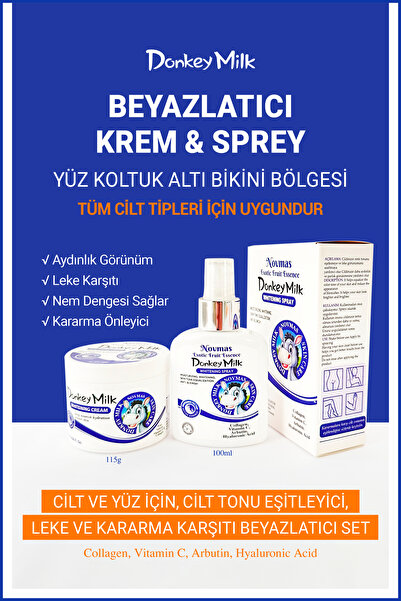 Nera Classy Leke Karşıtı Dış Genital Bölge Beyazlatıcı Sprey & Krem Set