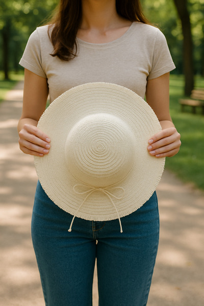 ankays Women's Fedora Hat Beach Hat Combination Hat Summer Fedora Fotor Fedora Futor