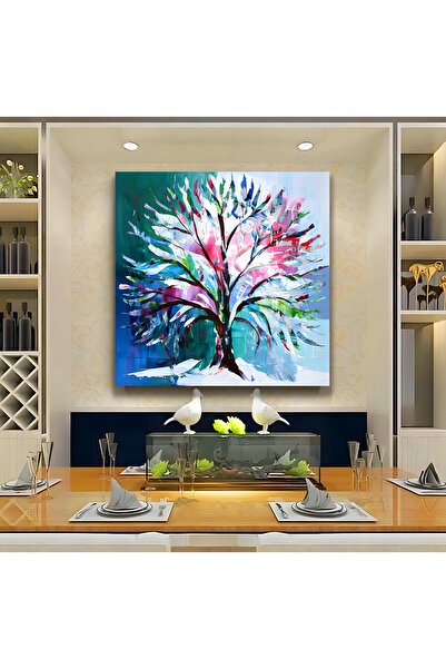 EMYA HOME Pictură pe pânză cu copac colorat