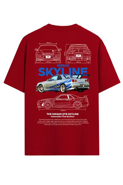 VEK Skyline Kids T-Shirt 100% Cotton Car Printed