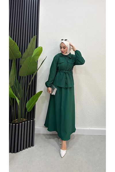 HB MODA COLLECTİON Σετ Hijab Φούστα