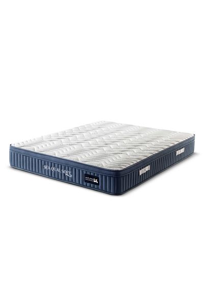 AMSA Sequal Soft mattress, insulated pocket, 26cm height, 3/5 softness level, ideal support and long-lasting comfort.