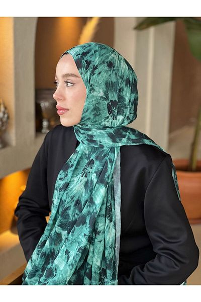 Modakaşmir Loop Pattern Bamboo Shawl