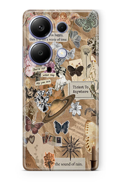 moonset Xiaomi Redmi Note 13 Pro 4G Uyumlu Ticket To Anywhere Tasarımlı Baskı...