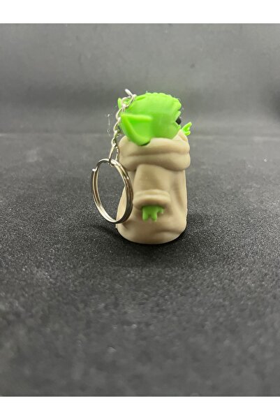 Katmanist Baby Yoda Keychain Grogu Keychain Light Color