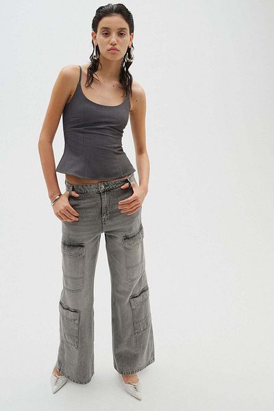 H&M Corset-style strappy top
