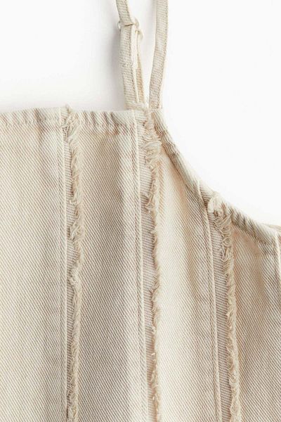 H&M Washed-look strappy top