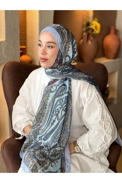 Modakaşmir Aden Pattern Cotton Shawl