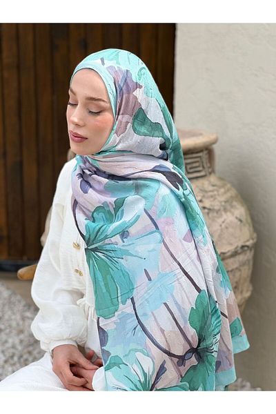 Modakaşmir Şal din bambus cu model Rapsodie