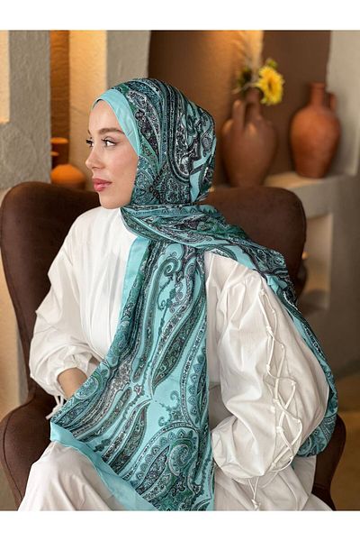 Modakaşmir Aden Pattern Cotton Shawl