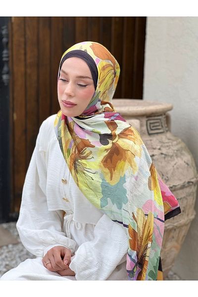 Modakaşmir Rhapsody Pattern Bamboo Shawl