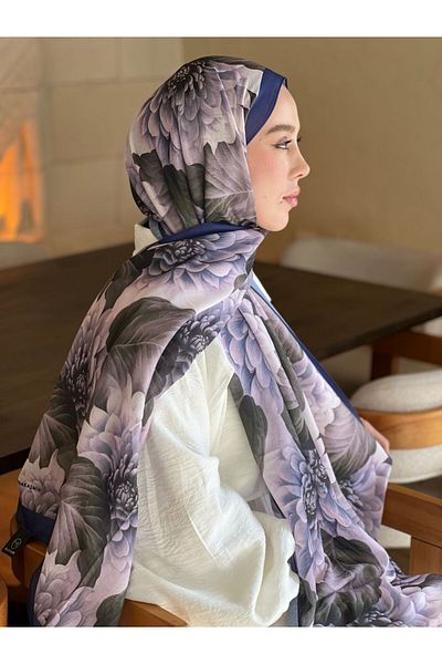 Modakaşmir Hydrangea Pattern Lina Shawl