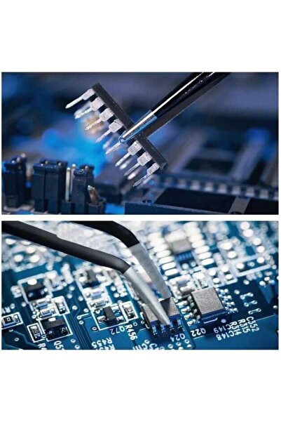 Genel Markalar 6 Parça Hassas Elektronik Cımbız Seti Antistatik Çelik Tweezer Set