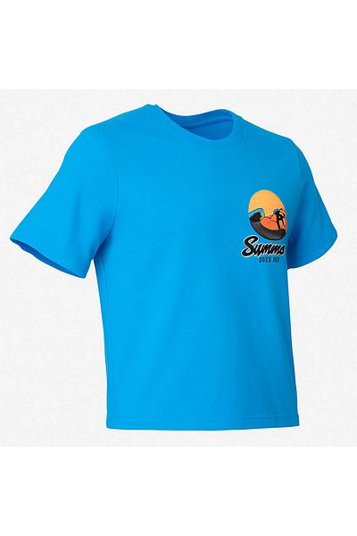 trender Summer Surf Print Turquoise Men's T-Shirt