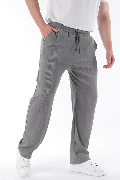 Madmext Smoked Loose Trousers - Ρυθμιζόμενη μέση και λεπτομέρεια τσέπης 6545