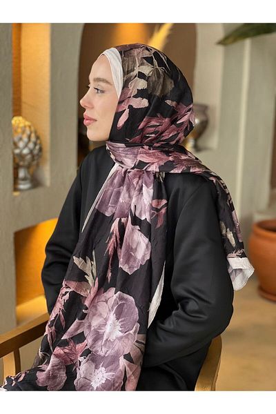 Modakaşmir Şal din bambus cu model Carla