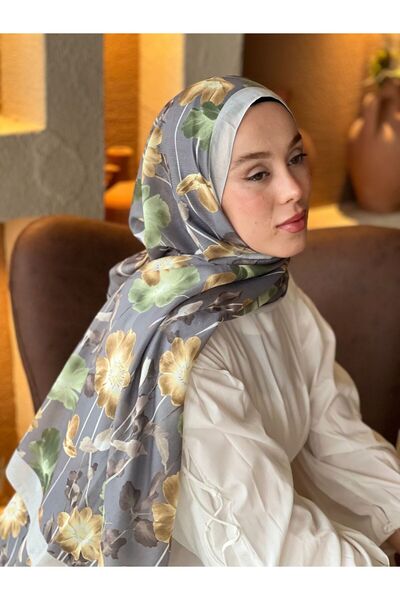 Modakaşmir Fiori Desen Lina Şal