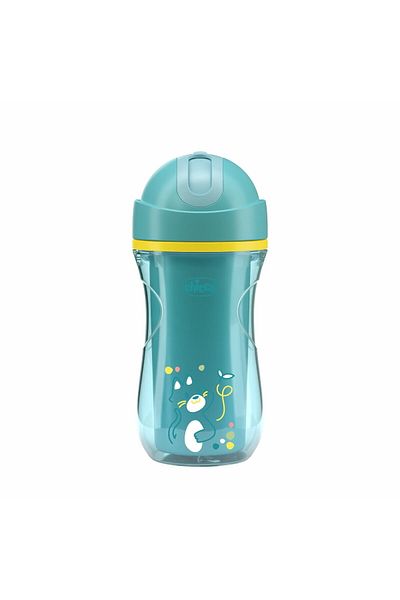 Chicco Sports Glass with Straw 14 Months Men's New