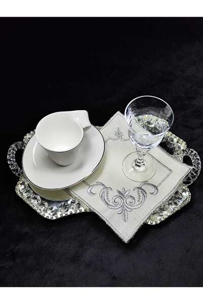 Nakıs bahcesi 6 قطع مناديل تقديم القهوة، منديل الكوكتيل