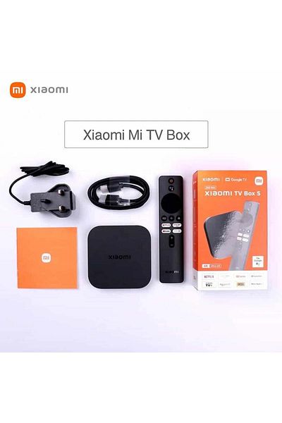 Xiaomi مشغل الوسائط Mi Box S 4K Android TV Box (الجيل الثاني)