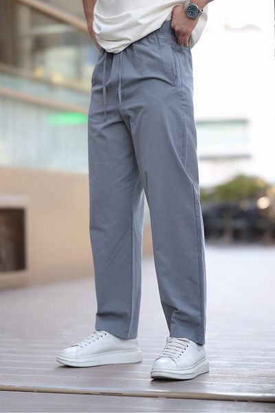Madmext Smoked Relaxed Cut Men's Trousers E6561