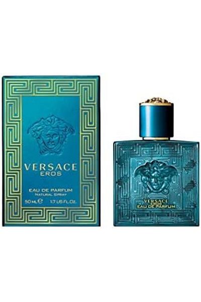 Versace Eros Perfume for Men by Versace, Eau De Parfum, 50 ml