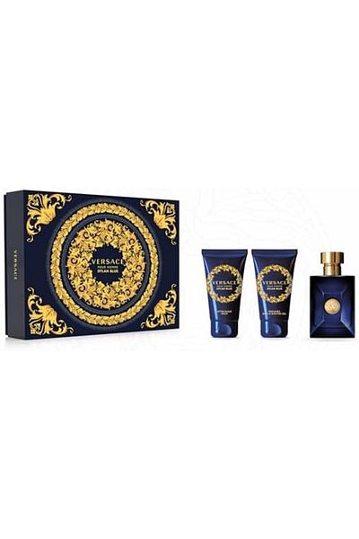 Versace Dylan Blue Pour Homme Eau de Toilette Gift Set for Men, 100ml