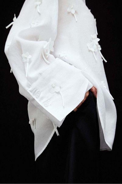 H&M Oversized appliquéd shirt