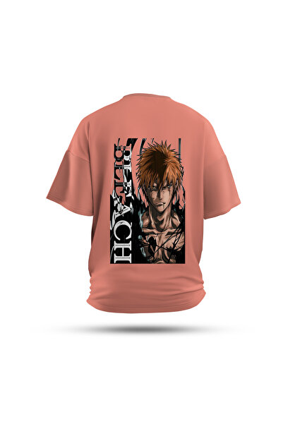 Zestia Tricou unisex, imprimeu pe spate cu anime-ul Bleach, croială normală, ...