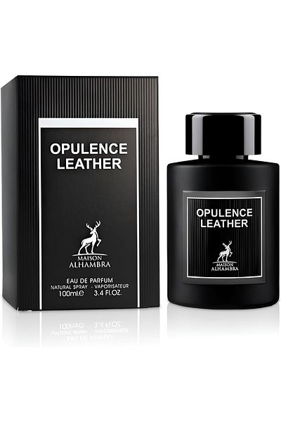 Maison Alhambra LATTAFA ALHAMBRA AMBER & LEATHER EDP 100ML