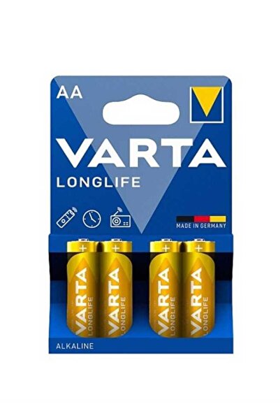 Varta Longlife Alkalin AA Kalem Pil 4'lü Paket (Blister)