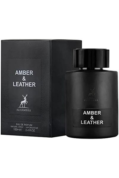lattafa Amber & Leather Eau de Parfum by Alhambra 100ml
