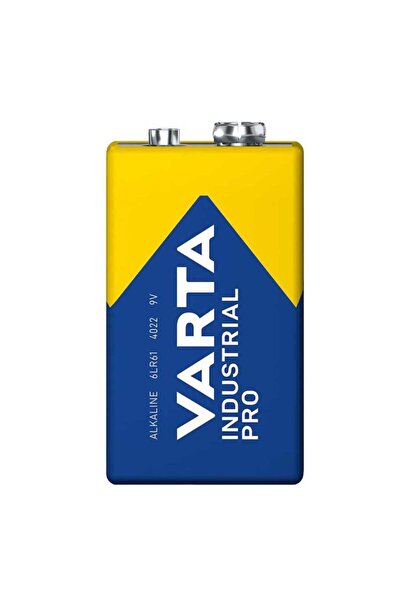 Varta 4022 Industrial 9V Pro Alkalin Pil