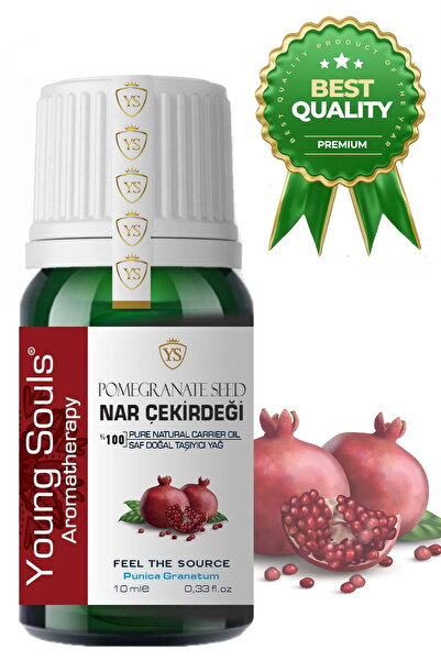 YOUNG SOULS Pomegranate Seed Carrier Oil ( Cold Pressed ) Nar Çekirdeği Taşıy...