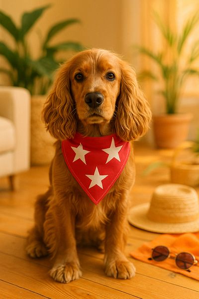 MS Pet Design Adjustable Cat Dog Bandana